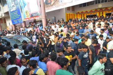 Balakrishna Watches Paisa Vasool Movie at Bramaramba Theatre